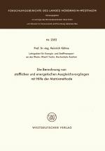 Cover-Bild Die Berechnung von stofflichen und energetischen Ausgleichsvorgängen mit Hilfe der Matrixmethode