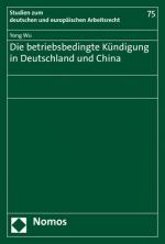 Cover-Bild Die betriebsbedingte Kündigung in Deutschland und China