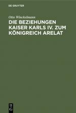Cover-Bild Die Beziehungen Kaiser Karls IV. zum Königreich Arelat