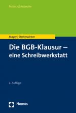 Cover-Bild Die BGB-Klausur - eine Schreibwerkstatt