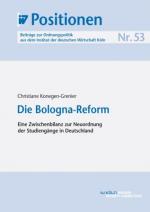 Cover-Bild Die Bologna-Reform
