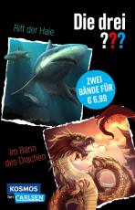 Cover-Bild Die drei ???: 2-in1-Band mit Die drei ??? und das Riff der Haie / Im Bann des Drachen