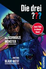 Cover-Bild Die drei ???, Das schwarze Monster / und das blaue Biest (Doppelband)