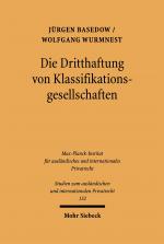 Cover-Bild Die Dritthaftung von Klassifikationsgesellschaften