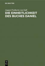 Cover-Bild Die Einheitlichkeit des Buches Daniel
