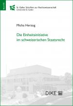 Cover-Bild Die Einheitsinitiative im schweizerischen Staatsrecht