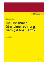 Cover-Bild Die Einnahmen-Überschussrechnung nach § 4 Abs. 3 EStG