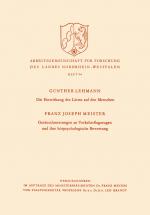 Cover-Bild Die Einwirkung des Lärms auf den Menschen