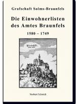 Cover-Bild Die Einwohner des Amtes Braunfels 1580-1749