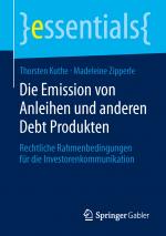 Cover-Bild Die Emission von Anleihen und anderen Debt Produkten