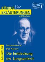 Cover-Bild Die Entdeckung der Langsamkeit von Sten Nadolny. Textanalyse und Interpretation.