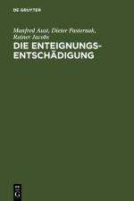 Cover-Bild Die Enteignungsentschädigung