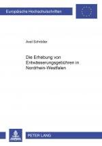 Cover-Bild Die Erhebung von Entwässerungsgebühren in Nordrhein-Westfalen