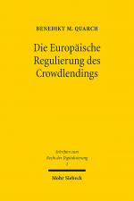 Cover-Bild Die Europäische Regulierung des Crowdlendings