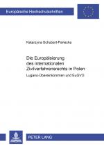 Cover-Bild Die Europäisierung des internationalen Zivilverfahrensrechts in Polen