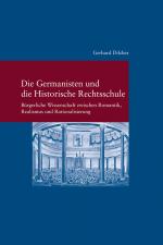 Cover-Bild Die Germanisten und die Historische Rechtsschule