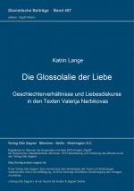 Cover-Bild Die Glossolalie der Liebe