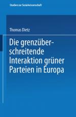 Cover-Bild Die grenzüberschreitende Interaktion grüner Parteien in Europa