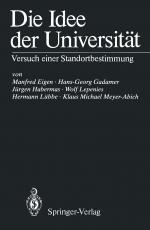 Cover-Bild Die Idee der Universität
