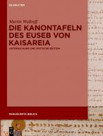 Cover-Bild Die Kanontafeln des Euseb von Kaisareia
