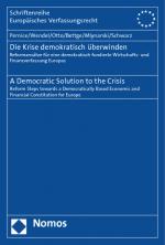 Cover-Bild Die Krise demokratisch überwinden. A Democratic Solution to the Crisis