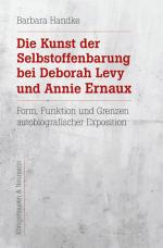 Cover-Bild Die Kunst der Selbstoffenbarung bei Deborah Levy und Annie Ernaux