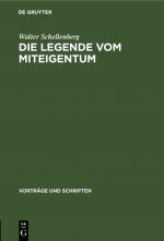 Cover-Bild Die Legende vom Miteigentum