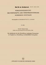 Cover-Bild Die Mehrkosten bei der Herstellung ungängiger Erzeugnisse im Vergleich zur Herstellung vereinheitlichter Erzeugnisse