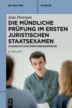 Cover-Bild Die mündliche Prüfung im ersten juristischen Staatsexamen