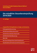 Cover-Bild Die mündliche Steuerberaterprüfung 2019/2020