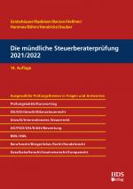 Cover-Bild Die mündliche Steuerberaterprüfung 2021/2022