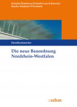 Cover-Bild Die neue Bauordnung in Nordrhein-Westfalen