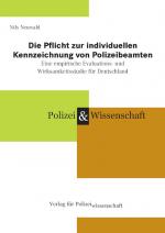 Cover-Bild Die Pflicht zur individuellen Kennzeichnung von Polizeibeamten