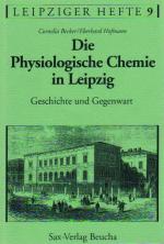 Cover-Bild Die Physiologische Chemie in Leipzig