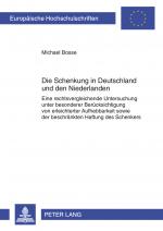Cover-Bild Die Schenkung in Deutschland und den Niederlanden