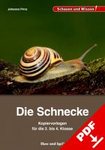 Cover-Bild Die Schnecke – Kopiervorlagen für die 2. bis 4. Klasse