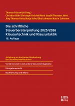 Cover-Bild Die schriftliche Steuerberaterprüfung 2025/2026 Klausurtechnik und Klausurtaktik