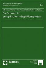 Cover-Bild Die Schweiz im Europäischen Integrationsprozess