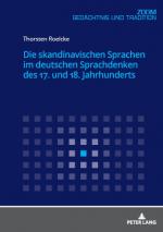 Cover-Bild Die skandinavischen Sprachen im deutschen Sprachdenken des 17. und 18. Jahrhunderts