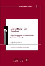 Cover-Bild Die Stiftung - ein Paradox?