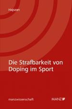 Cover-Bild Die Strafbarkeit von Doping im Sport