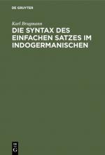 Cover-Bild Die Syntax des einfachen Satzes im Indogermanischen