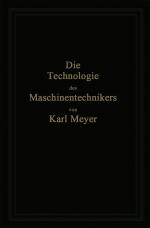 Cover-Bild Die Technologie des Maschinentechnikers