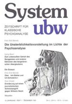 Cover-Bild Die Unsterblichkeitsvorstellung im Lichte der Psychoanalyse