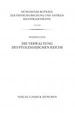 Cover-Bild Die Verwaltung des ptolemaiischen Reichs
