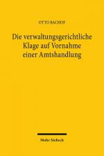 Cover-Bild Die verwaltungsgerichtliche Klage auf Vornahme einer Amtshandlung
