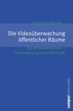 Cover-Bild Die Videoüberwachung öffentlicher Räume