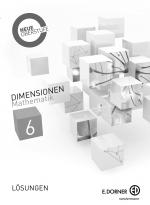 Cover-Bild Dimensionen, Mathematik 6