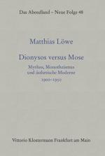 Cover-Bild Dionysos versus Mose