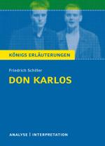 Cover-Bild Don Karlos von Friedrich Schiller. Königs Erläuterungen.